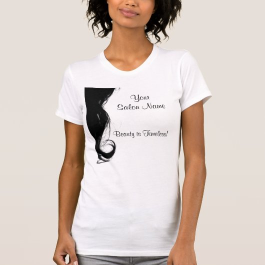 サロンのタンクトップのワイシャツ Tシャツ (正面)