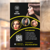 サロンのビジネスカスタムウィンドウの固定 ウィンドウサイン (シート2)