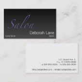 サロンの勾配の暗闇 名刺 (正面/裏面)