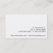 サロンの勾配の暗闇 名刺 (裏面)