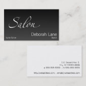 サロンの勾配の暗闇 名刺 (正面/裏面)