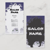 サロンの名刺 名刺 (正面/裏面)