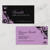 サロンの名刺 名刺 (正面/裏面)