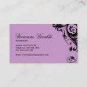 サロンの名刺 名刺 (裏面)