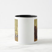 サロンの彼女の子供を持つ若い母 マグカップ (中央)