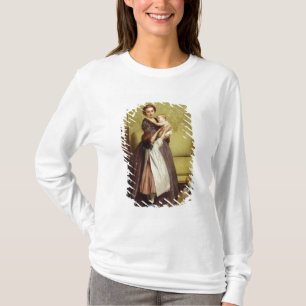 サロンの彼女の子供を持つ若い母 Tシャツ