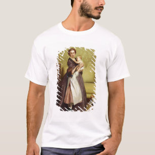 サロンの彼女の子供を持つ若い母 Tシャツ