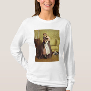 サロンの彼女の子供を持つ若い母 Tシャツ