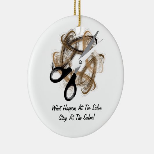 サロンの滞在 セラミックオーナメント (右)