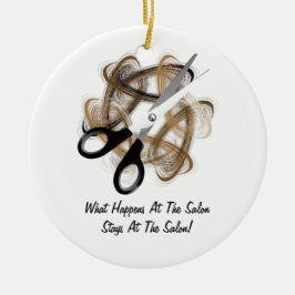 サロンの滞在 セラミックオーナメント