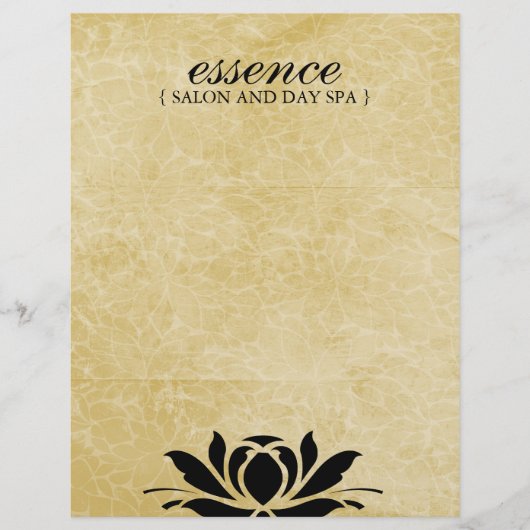 サロンの種類価格表 (正面)