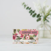 サロンの紹介の名刺 紹介カード (スタンド正面)