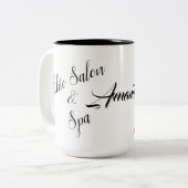 サロンの美容師2 Tone15ozのコーヒー・マグ ツートーンマグカップ (正面左)