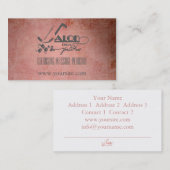 サロンの足 – 名刺 (正面/裏面)