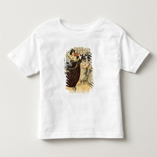 サロンの音楽的な夕べの風刺 トドラーTシャツ (正面)
