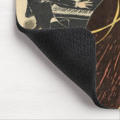 サロンの音楽的な夕べの風刺 マウスパッド (コーナー)