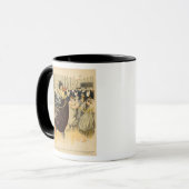 サロンの音楽的な夕べの風刺 マグカップ (正面左)