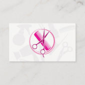 サロンの髪切りツール 予約カード (正面)