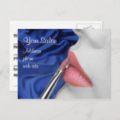 サロンはがき、テンプレート ポストカード (正面/裏面)