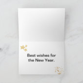 サロンまたはスパクリスマス/ホリデーホリデーカード シーズンカード (内部)