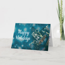 サロンまたはスパクリスマス/ホリデーホリデーカード シーズンカード