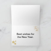 サロンまたはスパクリスマス/ホリデーホリデーカード シーズンカード (内部)