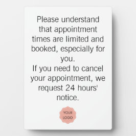 サロンまたはスパ フォトプラーク