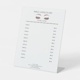 サロンアイラッシュエクステンションバラ金ゴールド 台座サイン