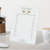 サロンアイラッシュエクステンション金ゴールド 台座サイン (インサイチュ)