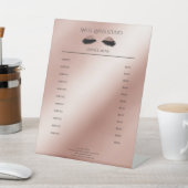 サロンアイラッシュエクステンションRosegold 台座サイン (インサイチュ)