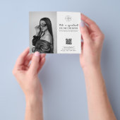 サロンアポイントメントヘアメイク爪、 ネイルビジネスロゴ チラシ (手)