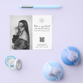 サロンアポイントメントヘアメイク爪、 ネイルビジネスロゴ チラシ (シングル)