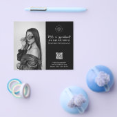 サロンアポイントメントヘアメイク爪、 ネイルビジネスロゴ チラシ (シングル)