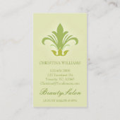 サロンアポイントメント、美しい、スパ名刺 予約カード (裏面)