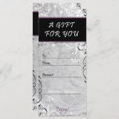 サロンエレガントとスパのギフト証明書の繁栄 (正面/裏面)