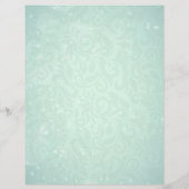 サロンエレガントオープンハウスフライヤー金ゴールド&ブルーダマスク チラシ (裏面)