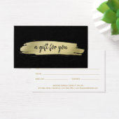 サロンエレガント事業金ゴールドブラックギフト証書 (デスク)