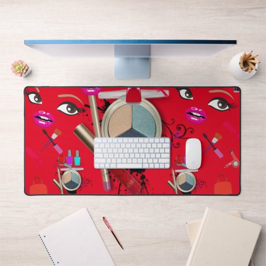 サロンカスタムオーナーメイクアップアーティスト用のデスクマット デスクマット (オフィス1)