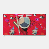 サロンカスタムオーナーメイクアップアーティスト用のデスクマット デスクマット (正面)