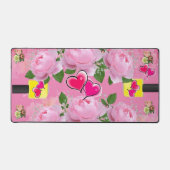 サロンカスタムオーナー用フローラデスクマット デスクマット (正面)