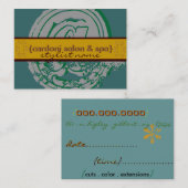 サロンカード 名刺 (正面/裏面)