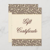 サロンギフトカードさくらんぼブロッサムフローラクリーム (正面/裏面)