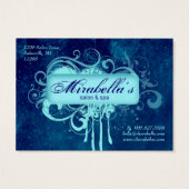 サロンギフトカードスパグランジフローラブルーデニム (裏面)