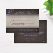 サロンギフトカードスパバタフライパープル (デスク)