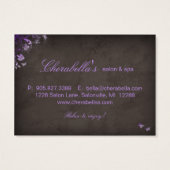 サロンギフトカードスパバタフライパープル (裏面)