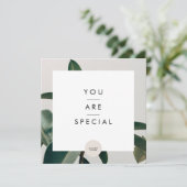 サロンギフトカードモダンミニマリストライン (スタンド正面)