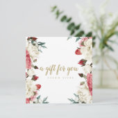 サロンギフトカード植物花ストライプ類 (スタンド正面)