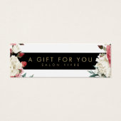 サロンギフトカード植物花ストライプ類 (正面)