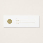 サロンギフトカード水彩ミニマリスモダント (裏面)