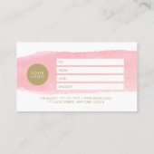 サロンギフトカード水彩ミニマリスモダント 紹介カード (裏面)